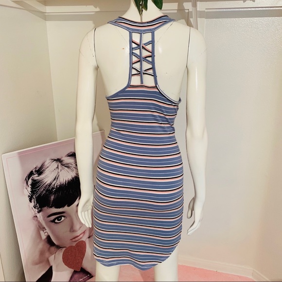 Razor Back Maternity Midi Dress - Picture 3 of 5